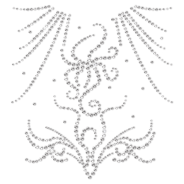 Bling Rhinestone Transfer For Gym Suit